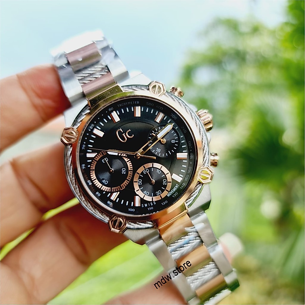 Guess Collection GC Y25003G2 Inner Black Jam Tangan Wanita
