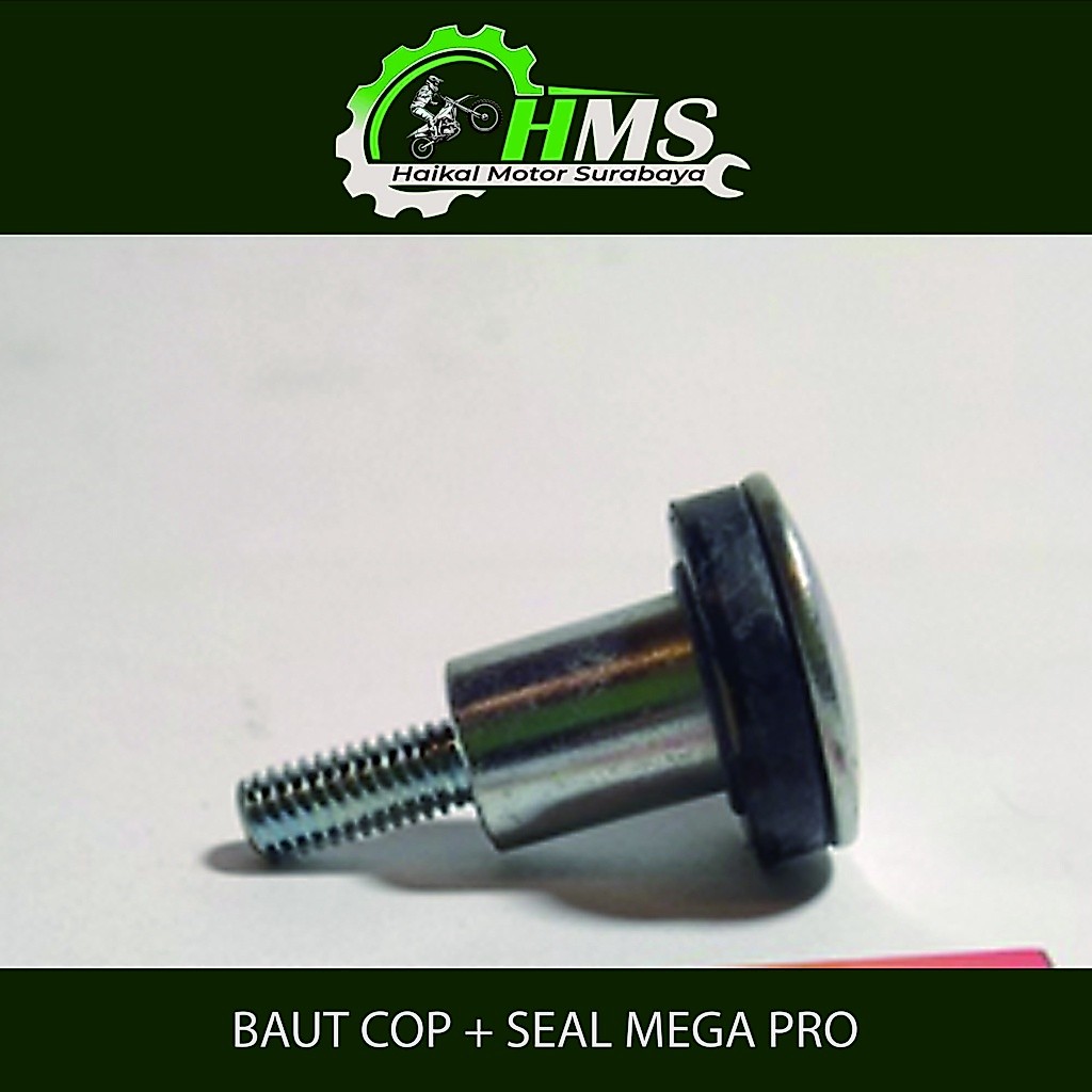 Baut Cop + Seal Megapro Mono / Beat FI - Baud Tutup Silinder Head Kop + Karet Honda Mega Pro