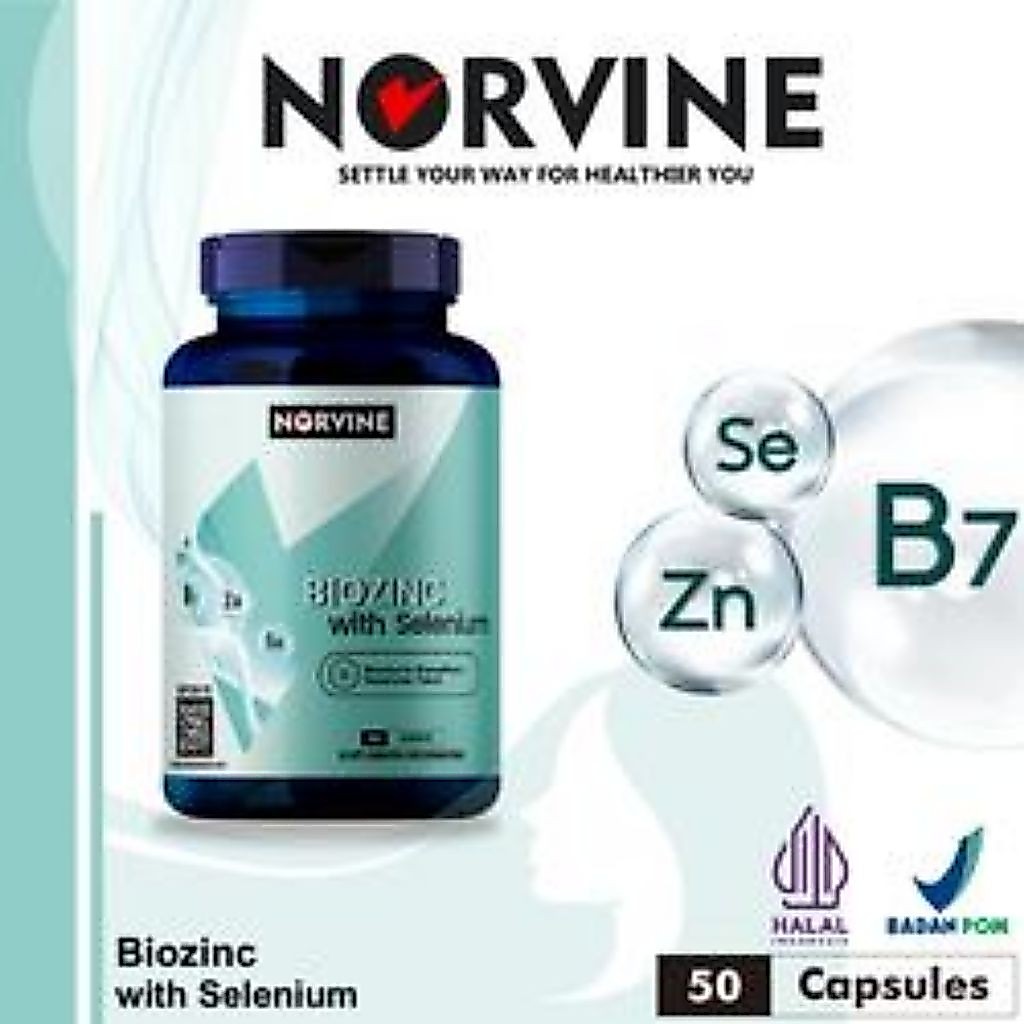 BIOZINC original biotin dan zinc norvine isi 30