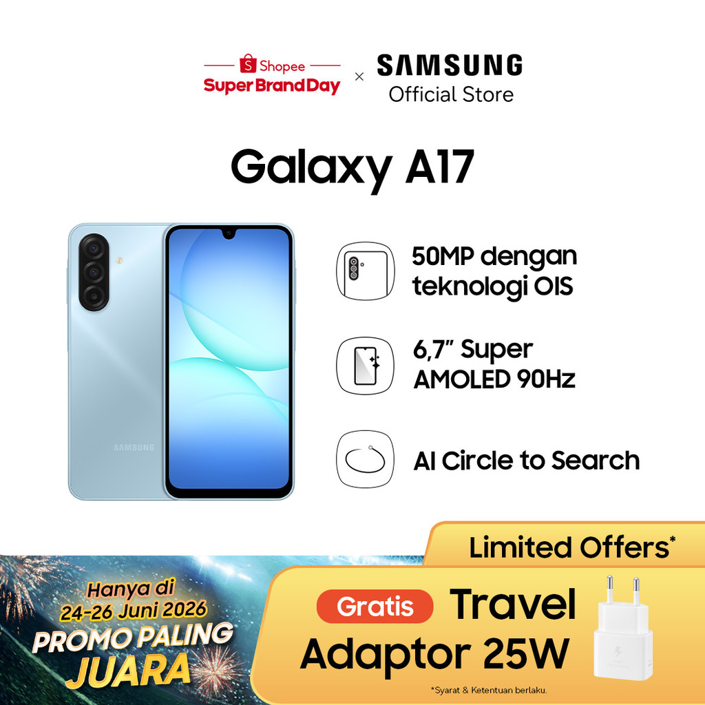 Samsung Galaxy A17 8/128GB - Light Blue