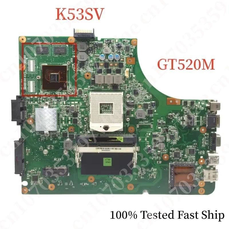 With GT520M DDR3 Mainboard For ASUS K53SV REV 3.1 Motherboard 100% Tested Fast Ship