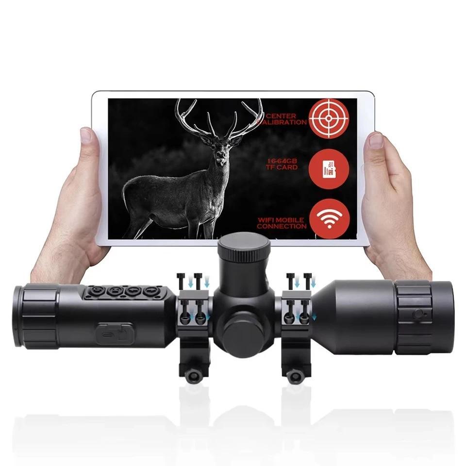 Hunting Night Vision Scope With Ranging Video Rec WIFI Support OEM gital Night Vision Scope for Hunt