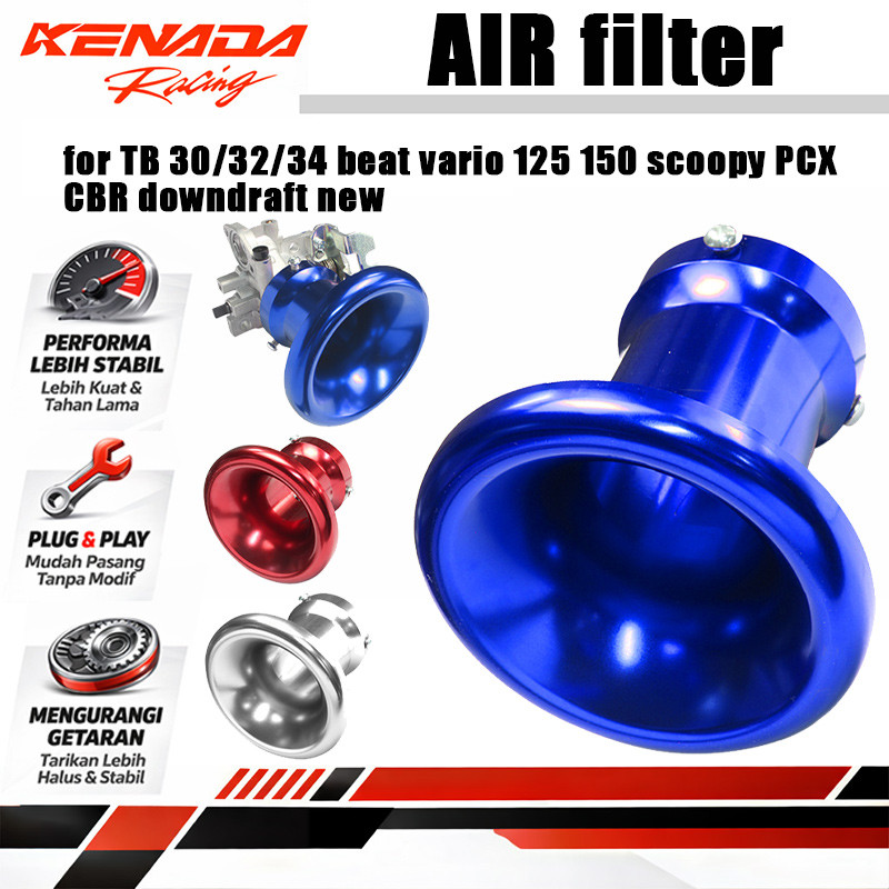 KENADA RACING Velocity TB 30/32/34 beat vario 125 150 scoopy PCX CBR downdraft new