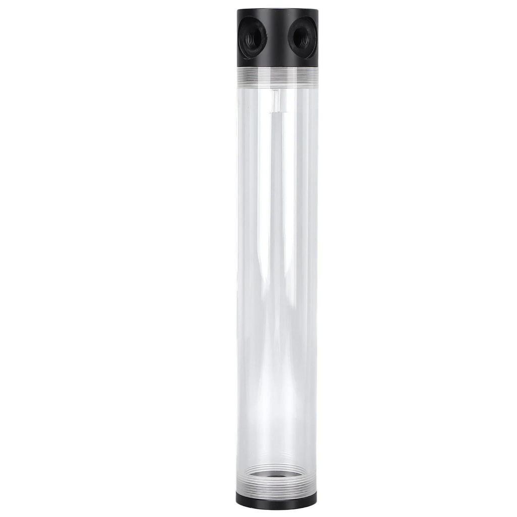 PC Reservoir Water Cooling Reservoir 300mm118in Length G14 Thread Open Design Acrylic Plastic Materi