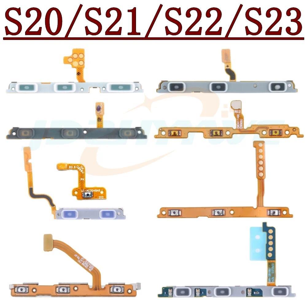 Tombol Sakelar Volume Daya Hidup Mati Kabel Fleksibel Pita Untuk Samsung S20 S21 S22 S23 S24 Ultra S