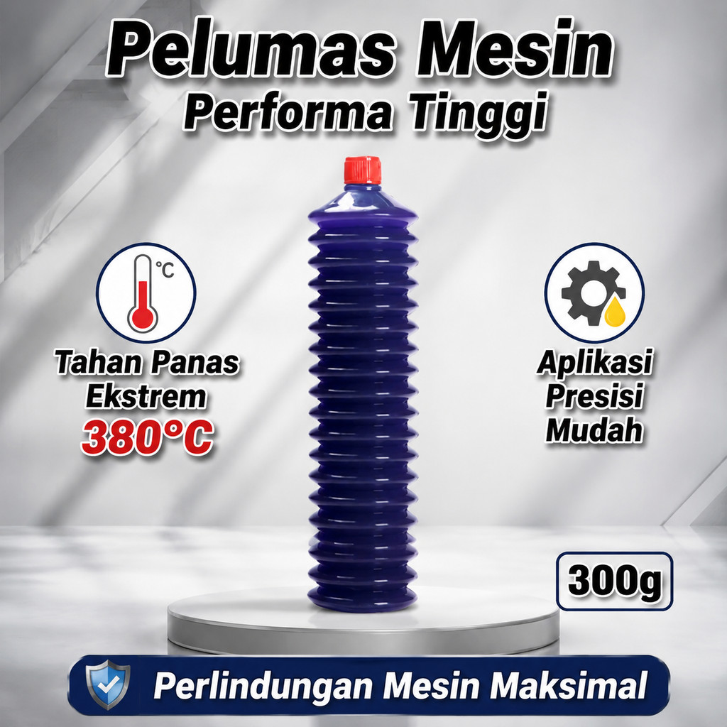 Grease Gemuk Pelumas 380° Tahan Panas 300g Anti Karat Minyak Gemuk Bearing Gemuk Pelumas Bearing Gre