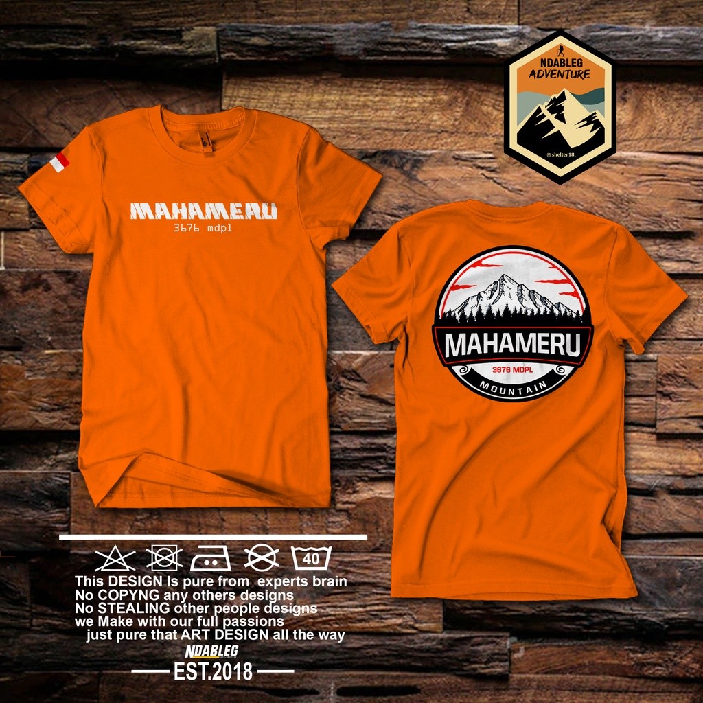 kaos pendaki gunung semeru mahameru