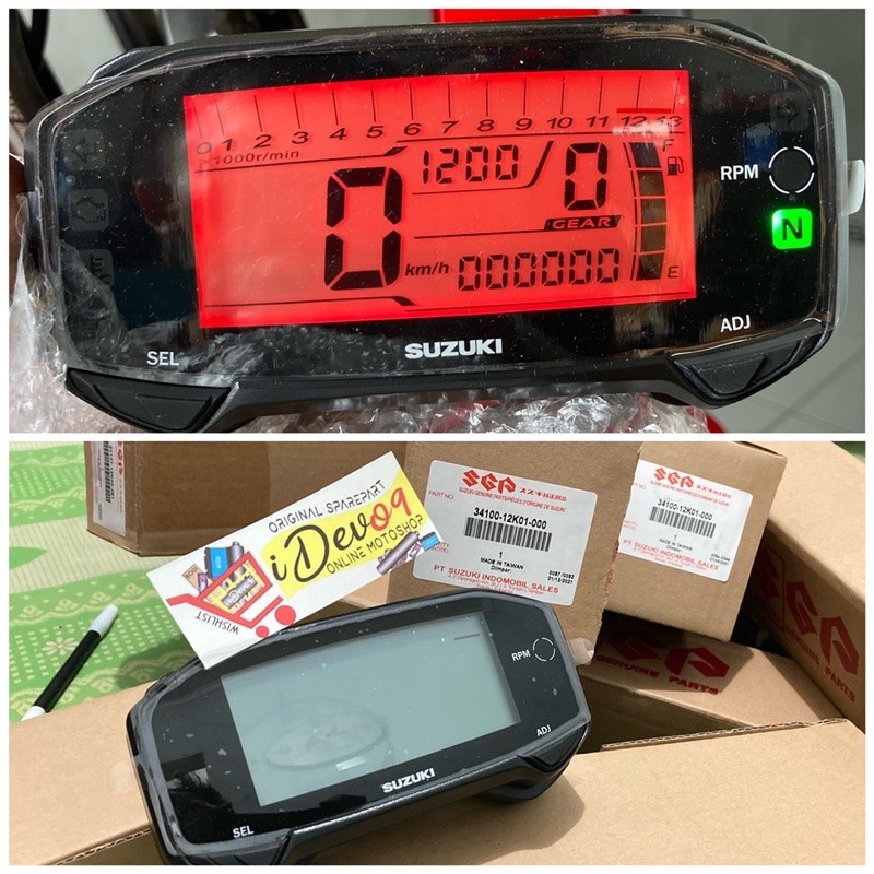 Spidometer Satria Fu Fi Speedometer Digital Satria Fu fi Digital Odo Raider FI SGP