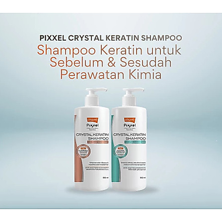 Lolane Pixxel Crystal Keratin Shampoo | Shampoo Kristal Keratin