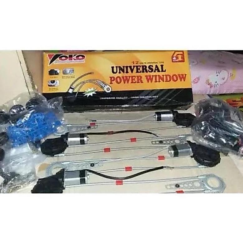 Power Window Mobil Universal Yoko 4 Pintu Full Set Merk Yoko & Power Window 4Pintu Universal Merk Gi