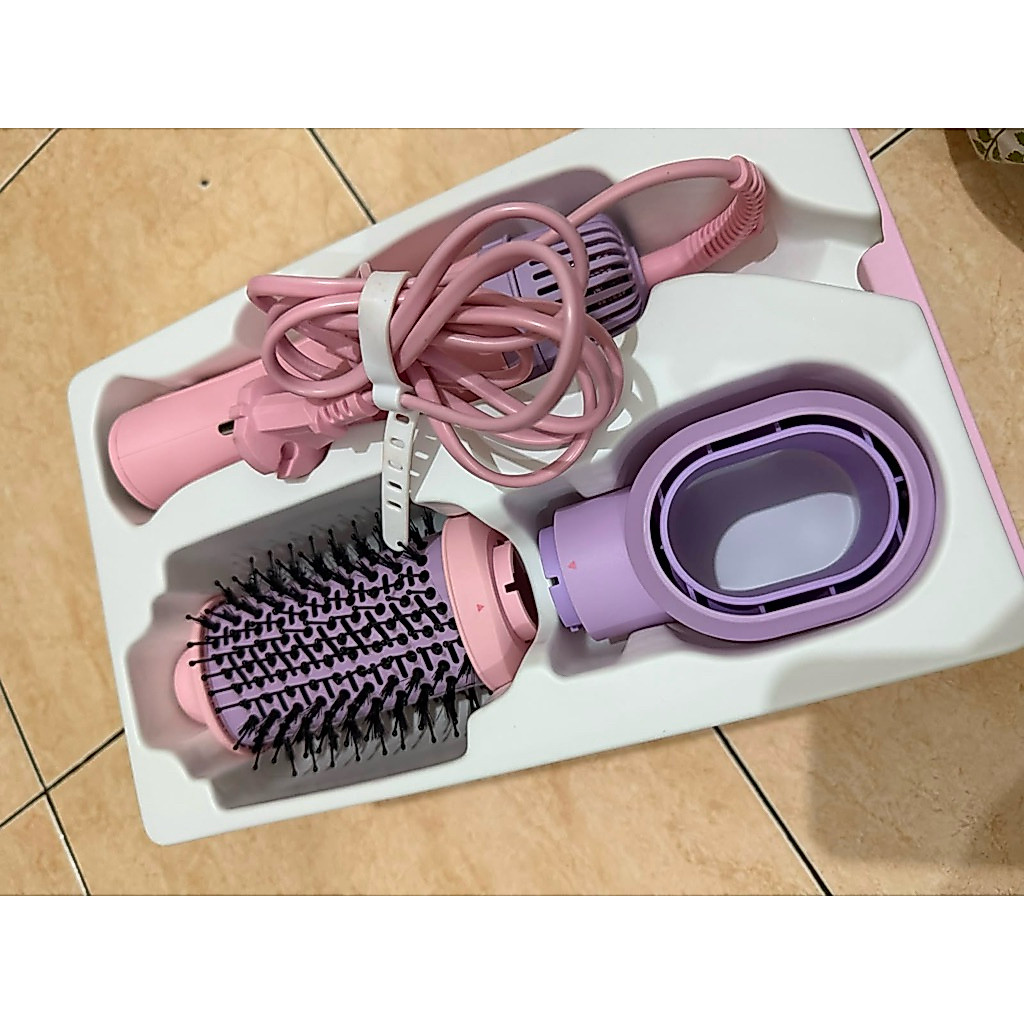 NVMEE LEO Blow Dryer Sisir Pengering 2in1 dengan Suhu 4 Mode