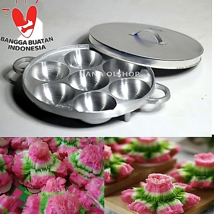 Cetakan Bikang Mawar Jumbo buah kitchenware cetakan kue bikang mawar