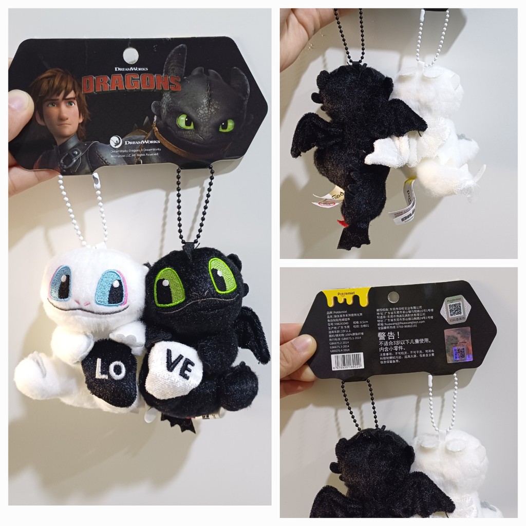 READY KEYCHAIN TOOTLESH AND PLUSH ORIGINAL POTDEMIEL HOW TO TRAIN YOUR DRAGON