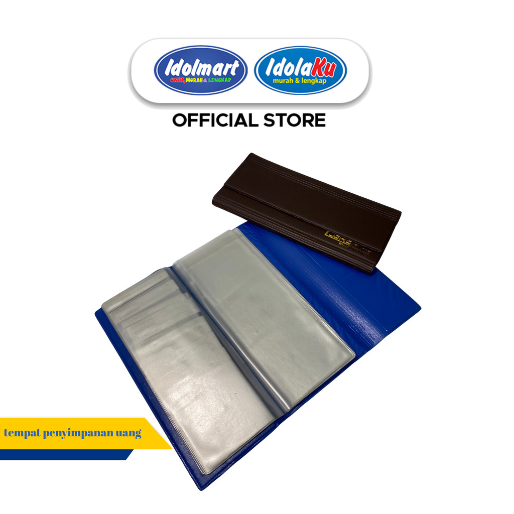 UNIQU Tempat Penyimpanan Uang  Dompet Arsip Uang Plastik Transparan