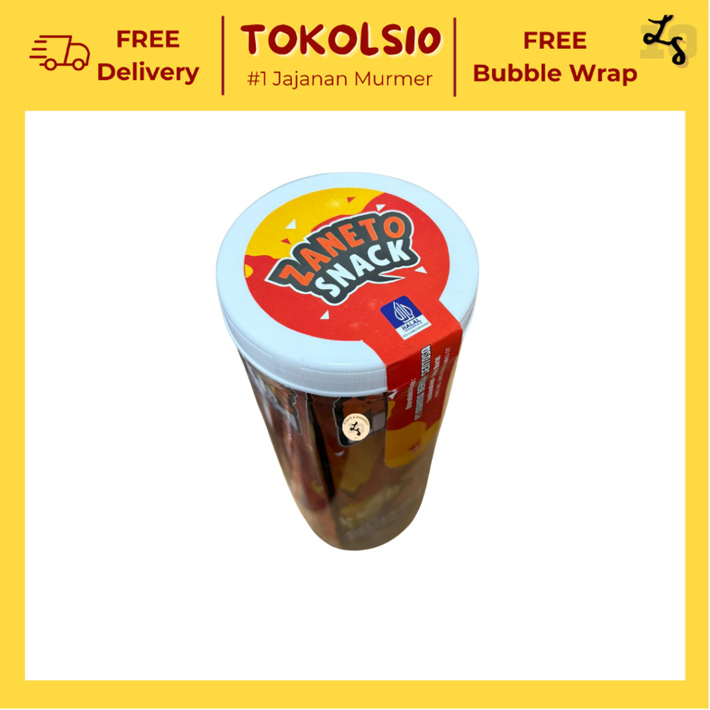 

Zaneto Mie Lidi Cemilan 1 Toples isi 20 pcs Campur Rasa Tanpa Pengawet
