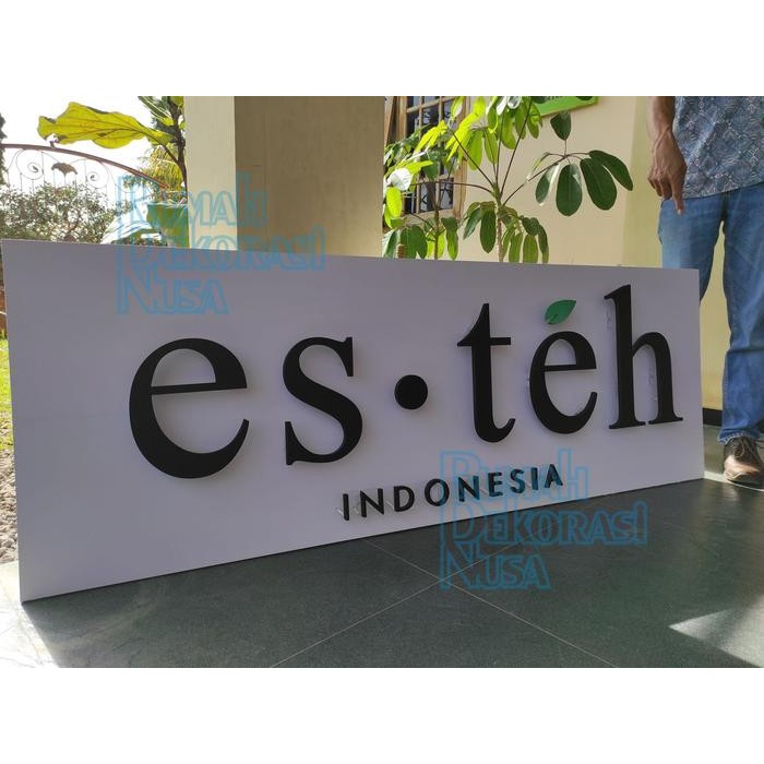 

30cm, CUSTOM, HURUF TIMBUL / PAPAN NAMA / LABEL NAMA berwarna - 9mm