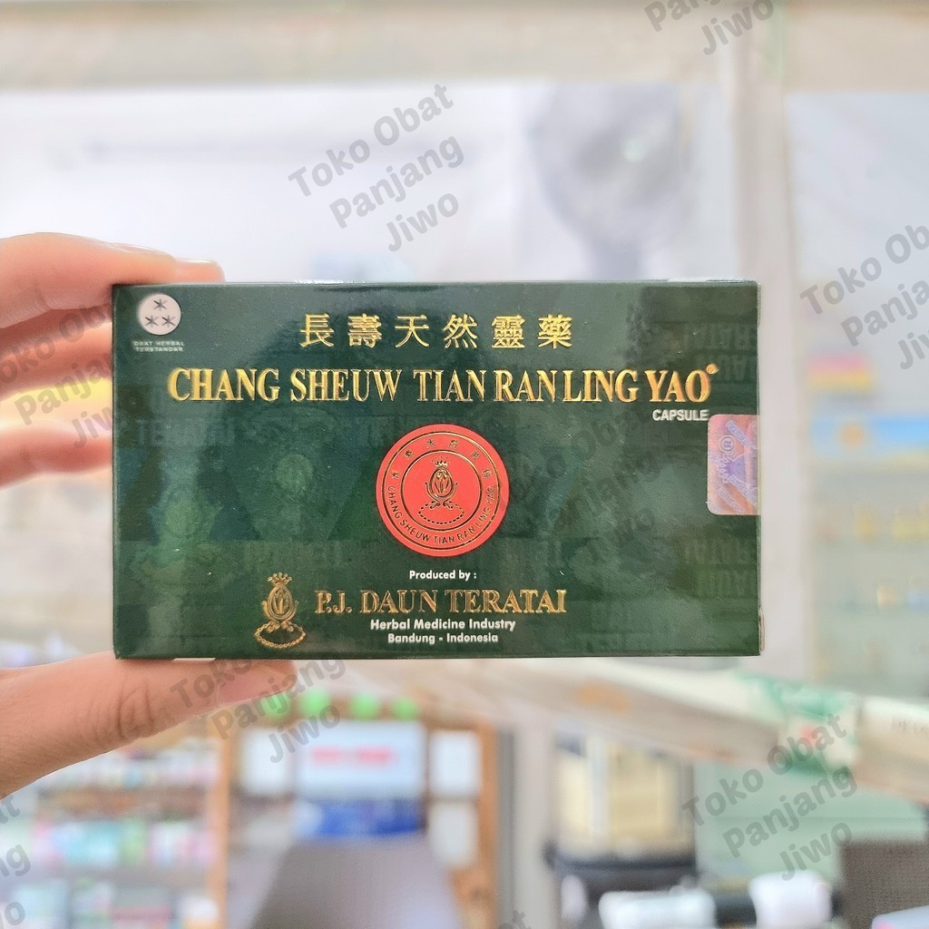 CHANG SHEUW TIAN RAN LING YAO Daun teratai Kapsul  - Obat Kanker Tumor Miom Benjolan