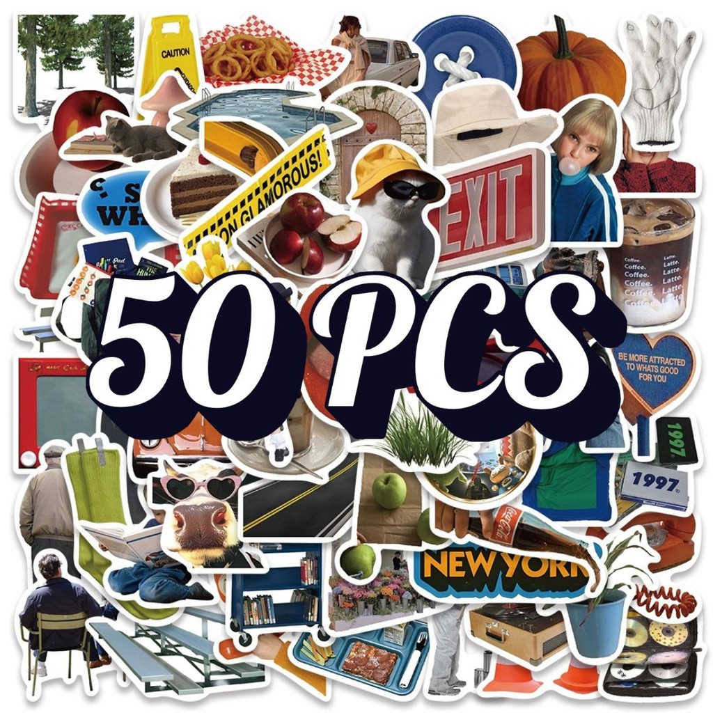 

Stiker Life Element 50 PCS | Stiker Lucu Gaya INS Waterproof untuk Laptop, Motor, Helm, Botol, HP