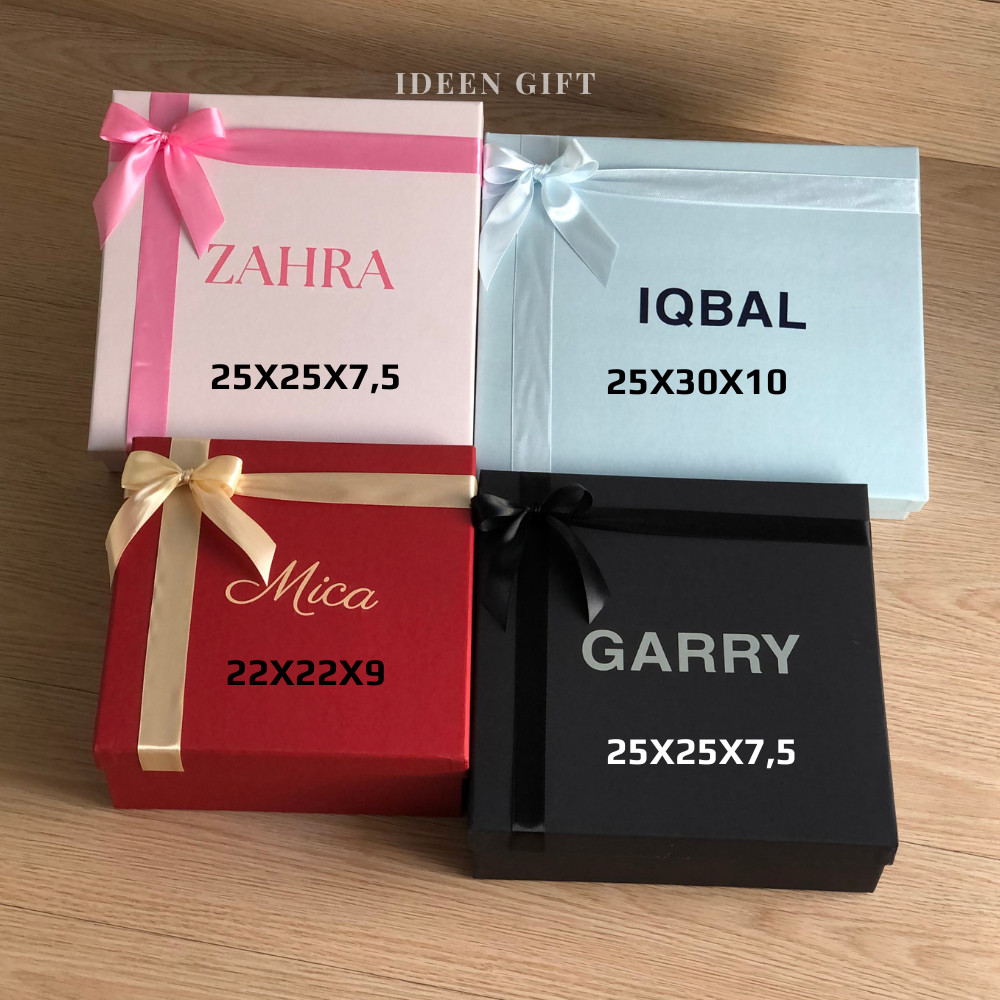 

CUSTOM BOX SATUAN | KOTAK KADO CUSTOM XL-XXL | KOTAK NAMA | HARD BOX BESAR