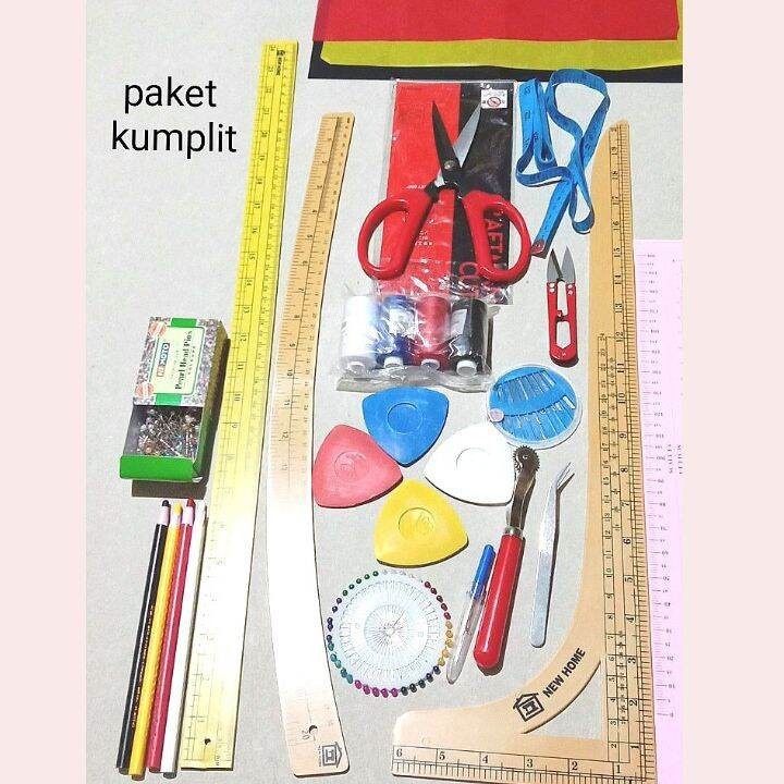 

. penggaris , pola jahit / paket berisi 17 jenis / Alat jahit / kebutuhan menjahit / alat jahit / peralatan mesin jahit / aksesoris jahit / menjahit / alat jahit lengkap .,.