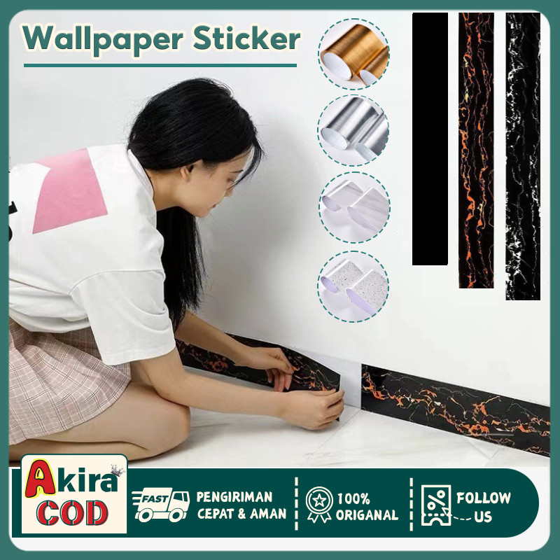Wallpaper Sticker Border List Tembok Sticker Dekorasi Rumah Dekorasi Lantai Keramik Wallpaper Sticke