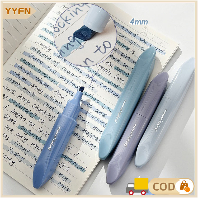 

New 4pcs Stabilo Warna Warni Spidol Pastel Highlighter Pen Set Lucu Journal Marker Pen Alat Tulis Stationery Korea School StuffPremium