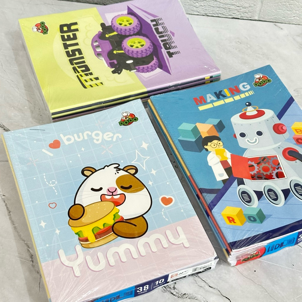 

DODO SATU PACK 10 Buku Tulis Dodo 38