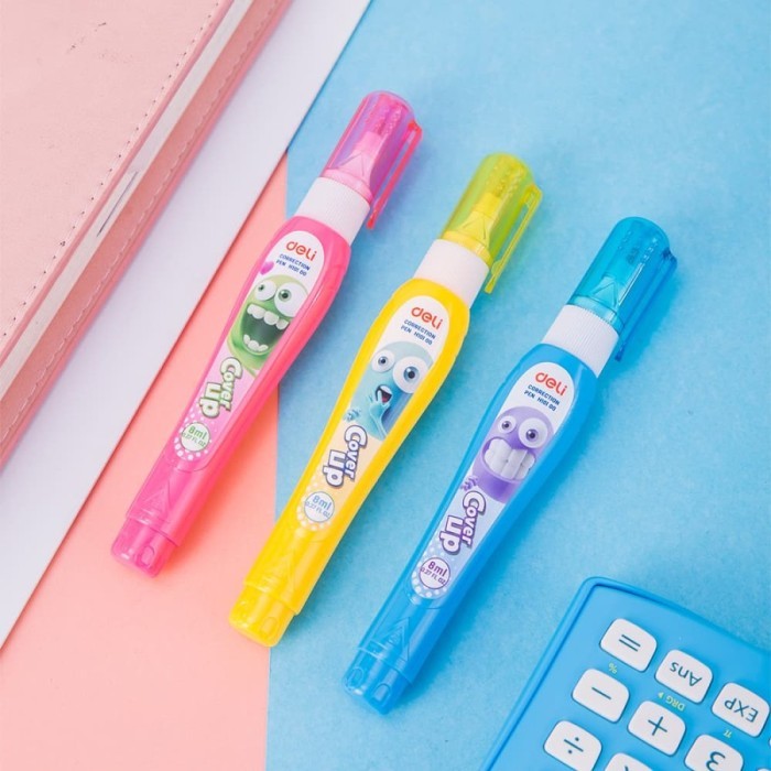 

Deli | Tip Ex Cair (Correction Liquid) Cover Up | 8 ml | EH10100