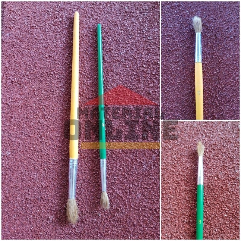 

Kuas Cat Air Minyak Lukis Kecil Mini Gambar Lis Nat Profil Koas Sekolah Anak