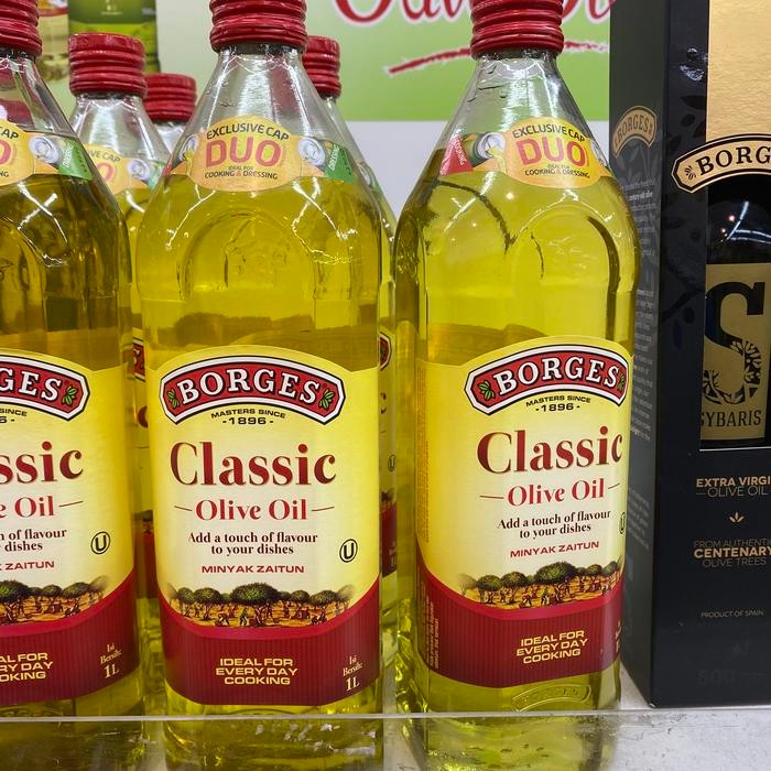 

borges olive oil cassic | Borges minyak zaitun original 1 lt