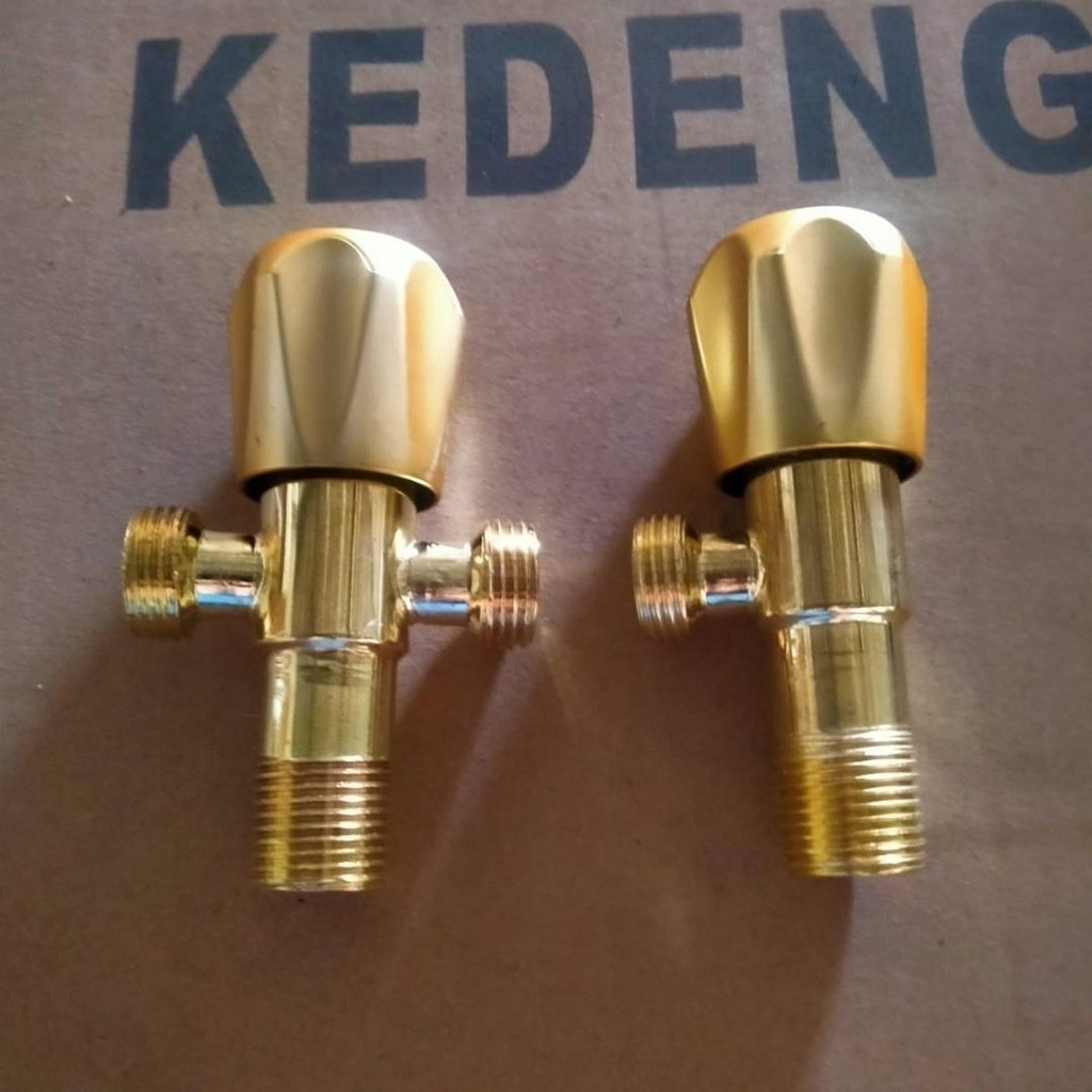 stop kran gold shower / kran shower Gold Wastafel