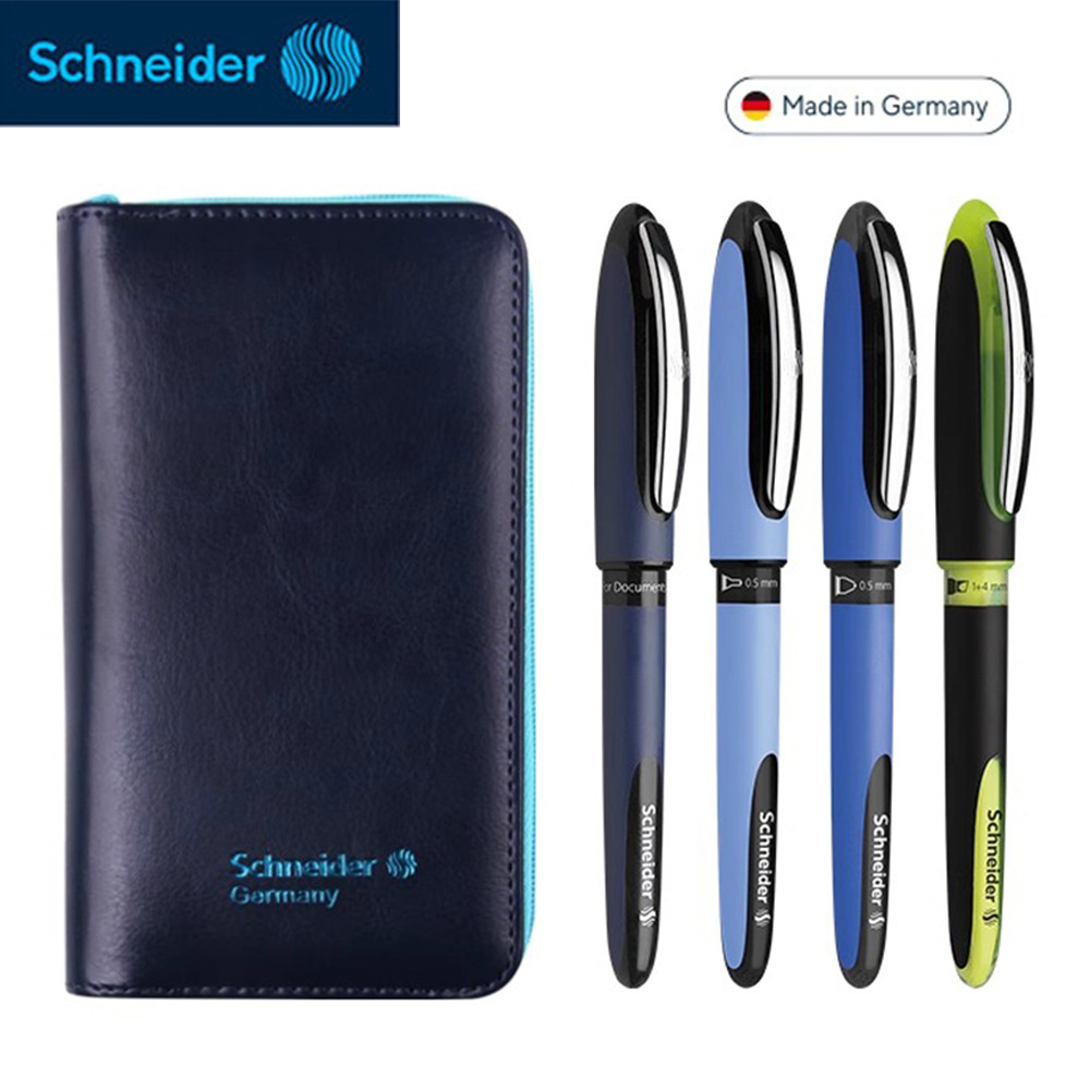 

Germany Schneider Gel Pens+Highlighter Pen Set Interstellar Series Direct Liquid Quick Drying Signature Business Office Supplies