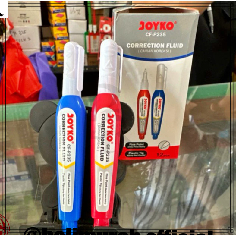 

[1pcs] Correction Fluid Cairan Koreksi Penghapus Cair Joyko CF-P235 ( 1pcs )
