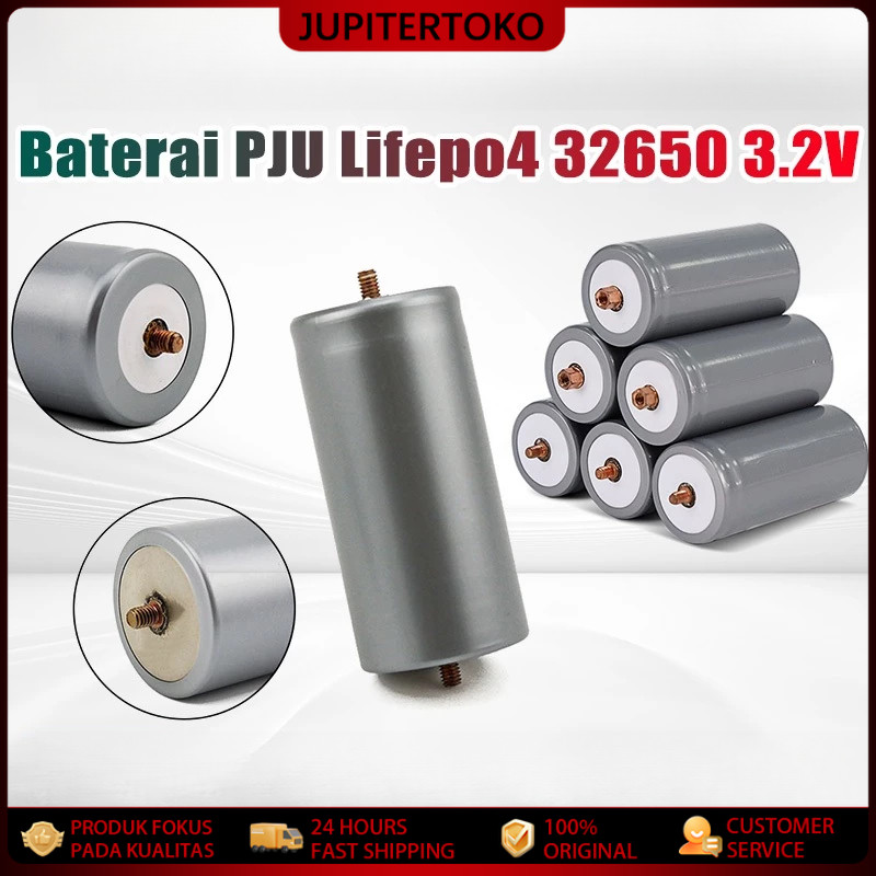 Baterai PJU Lifepo4 32650 3.2V 6ah 6000mah lithium iron phosphate