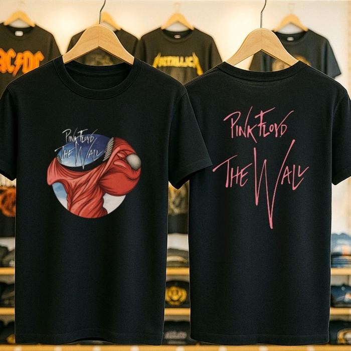 (COD) Tshirt Kaos PINK FLOYD : THE WALL SWALLOW - S