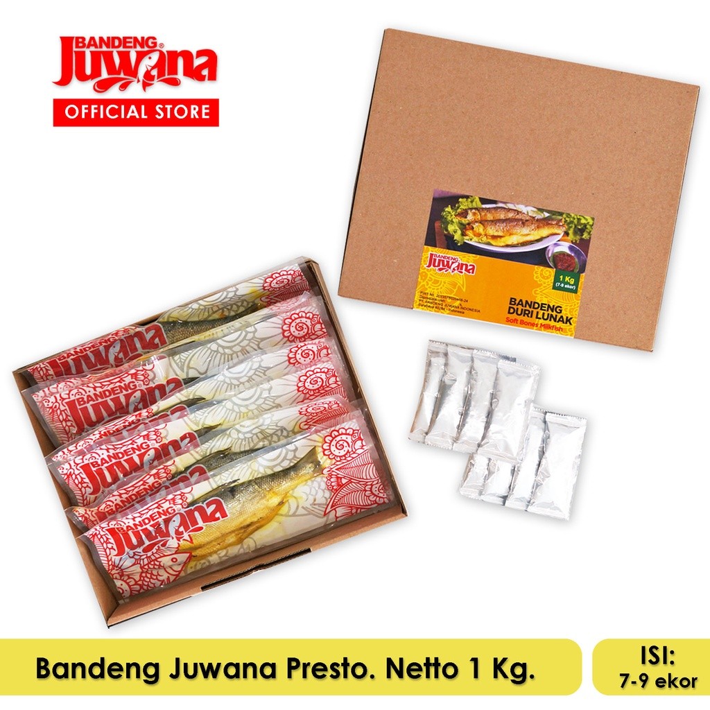Bandeng Juwana - Bandeng Presto Dus 1 Kg (Isi 7-9 pcs)
