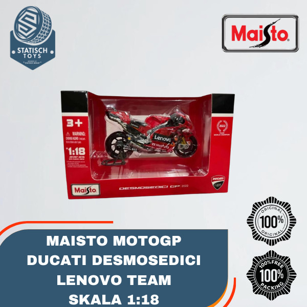 Maisto MotoGP DUCATI Desmosedici Lenovo Team Skala 1 : 18
