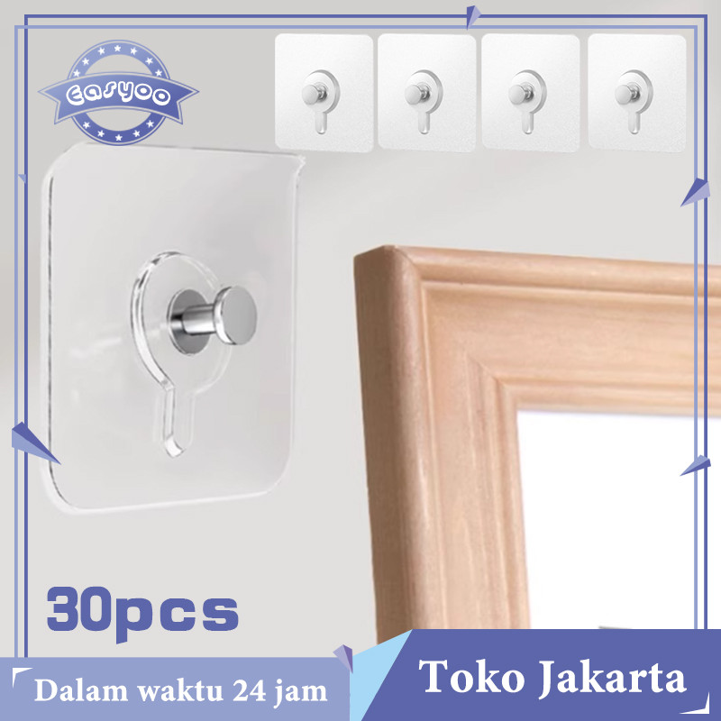 Centelan Dinding Tempel Foto Bingkai Hook Tempel Dinding Kuat Gantungan Tempel Tanpa Paku Magic Hook