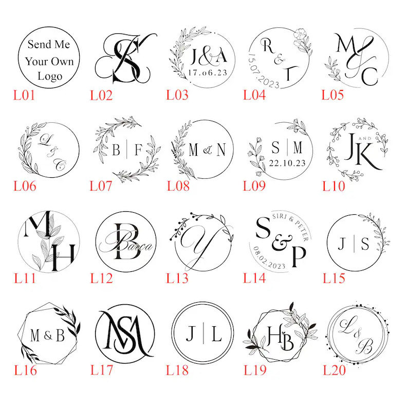 

Custom letter wax seal stamp kit , Custom wax seal kit,Custom logo wax seal stamp kit for wedding invitation ,