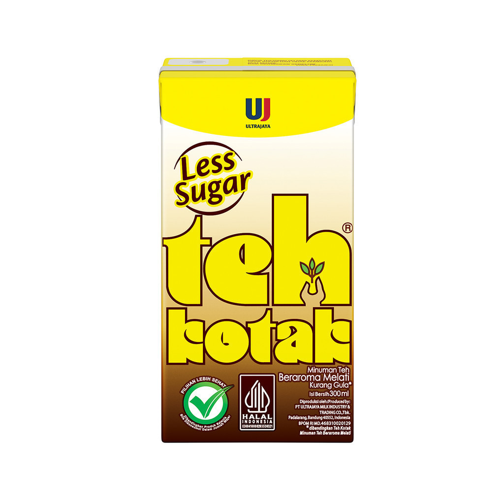 

ULTRA TEH KOTAK LESS SUGAR 300ML