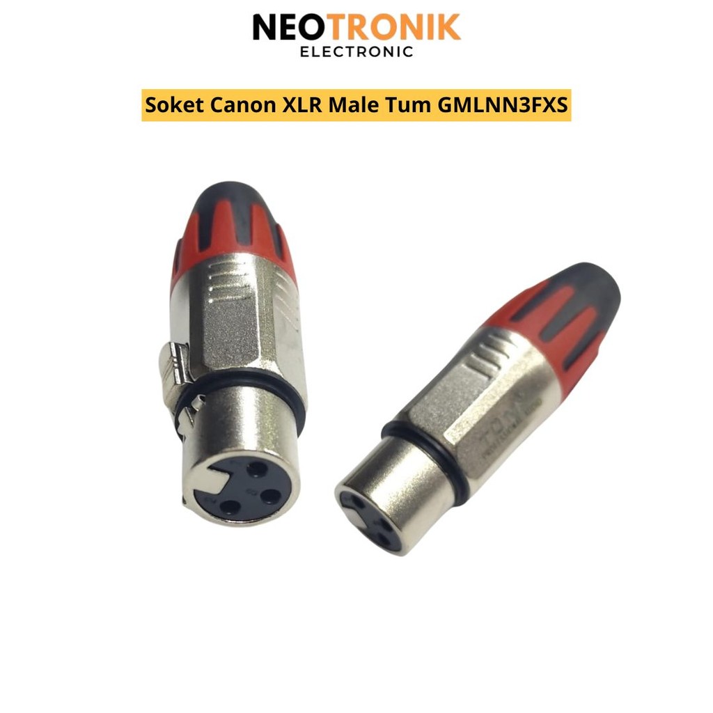 Soket Canon XLR Female TUM GMLNN3FXS