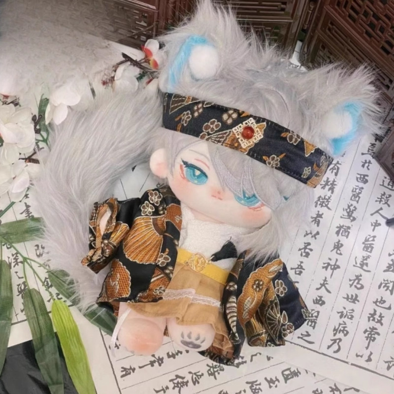 Stuffed Genshin Impact 20cm Alhaitham Cotton Dolls Anime Peripheral Plush Dress-Up Puppet With Costu