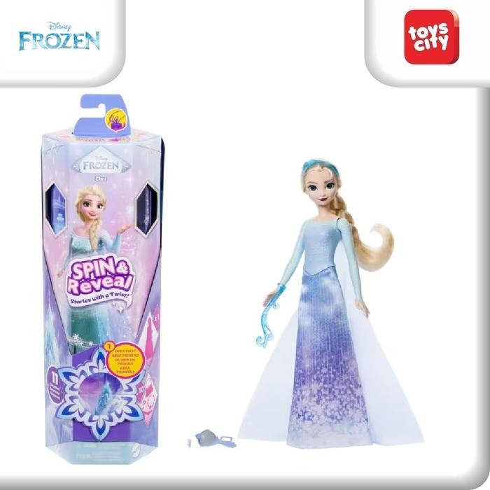 Disney Frozen Spin & Reveal Elsa Fashion Doll & Accessories With 11 Surprises by Urbanite store