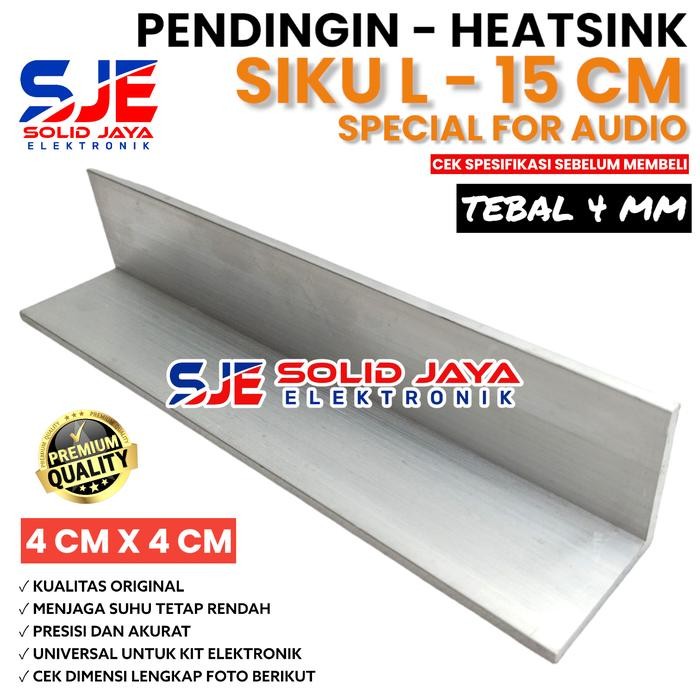 PENDINGIN HEATSINK SIKU L 40 CM 4X4 CM MODEL L SIKU SUDUT 4 X 4 CM HETSINK HETSING 4CMX4CM 4X4CM 40C
