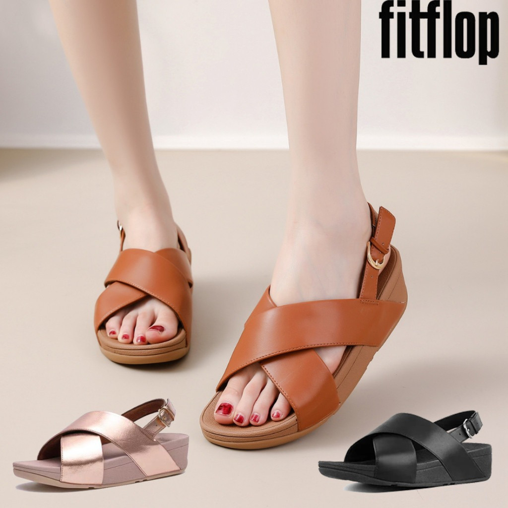 Sendal Fitflop Ringer Tali Slingback Crystal Tali Leather Flip Flop Slipper Wanita Sepatu sandal wed