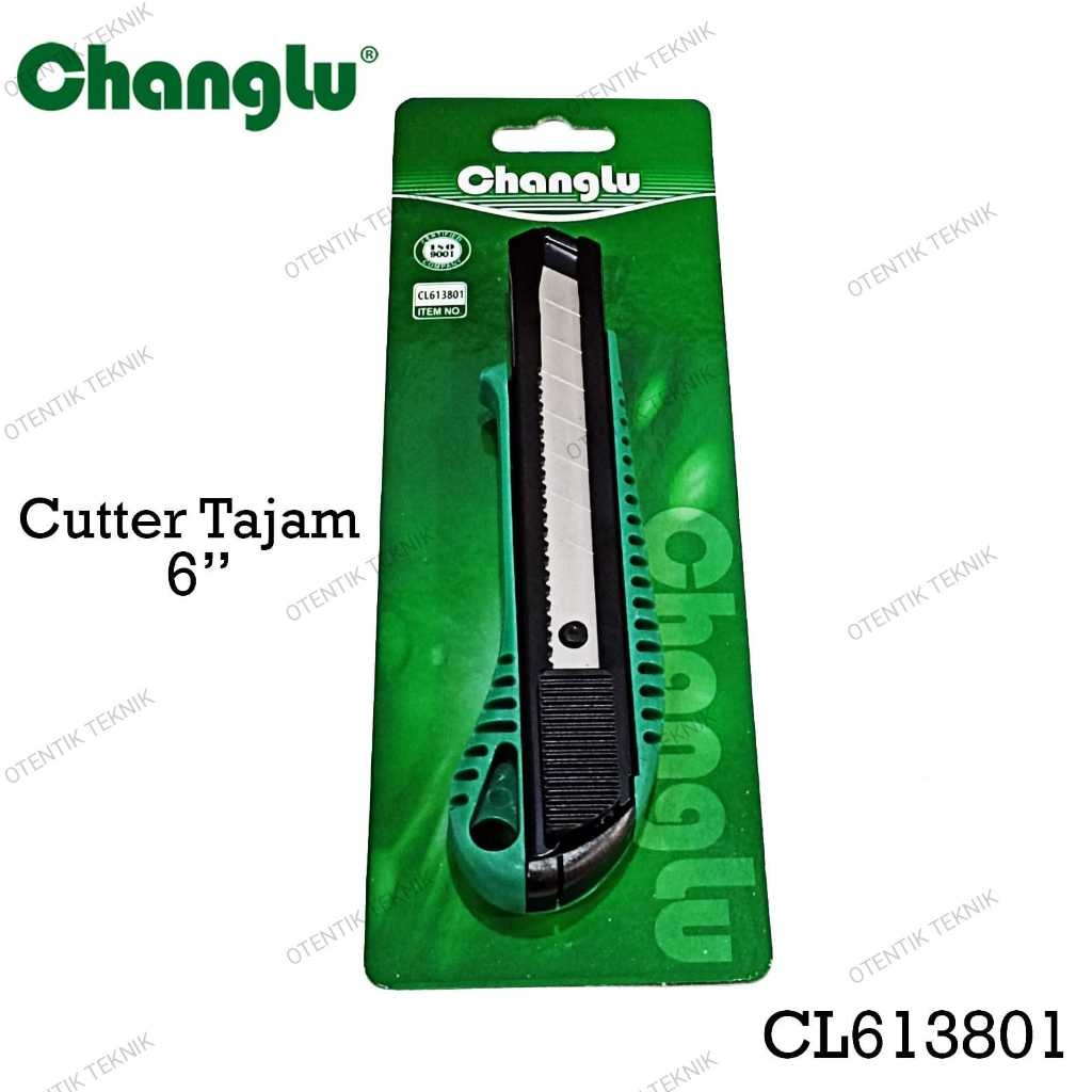 

CHANGLU CUTTER PISAU BESAR 18MM - PISAU CUTER PEMOTONG KERTAS SERBAGUNA 18 MM - KATER TAJAM MULTIFUNGSI
