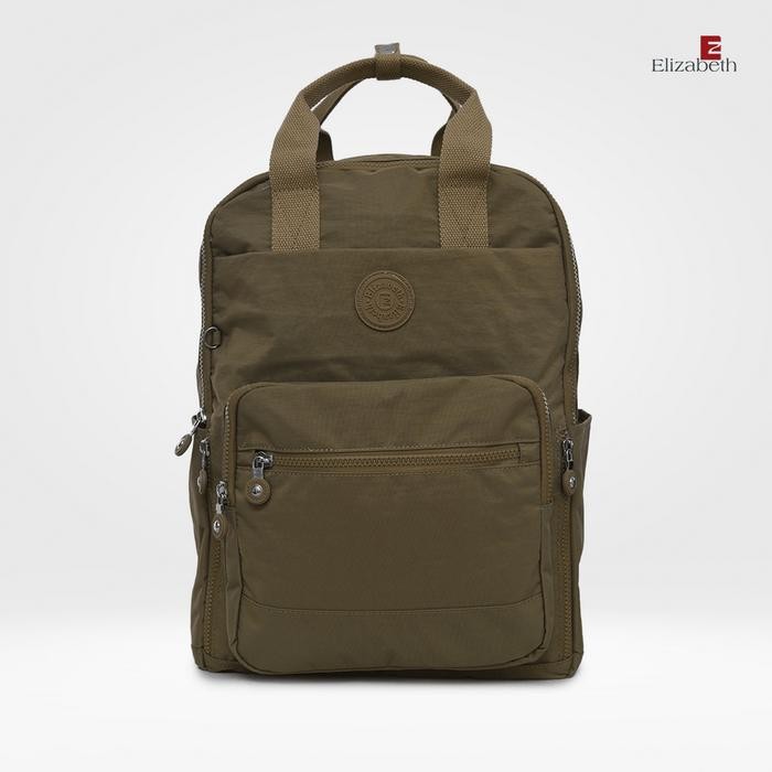 ORIGINAL Tas Ransel Wanita Elizabeth Backpack 0775-0042 - Khaki