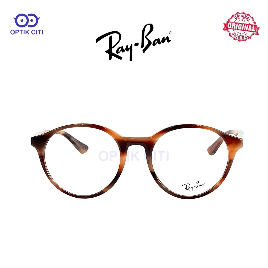 Frame Kacamata Pria Wanita Original Rayban RB 5361 - Horn Pink Brown (5774)