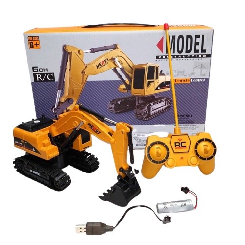 Mainan Remote Control Construction Alat Berat RC Excavator