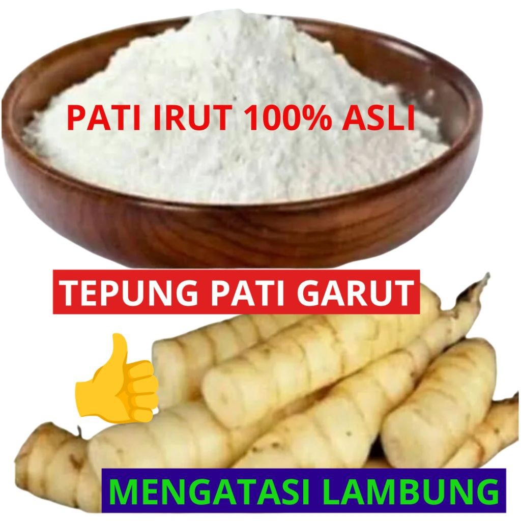 

TEPUNG IRUT/PATI GARUT FRESH ORIGINAL 100% 200gr
